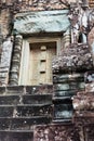door in Pre Rup temple, Cambodia Royalty Free Stock Photo