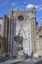 Door of the Prince Puerta del Principe with Statue of the Giraldillo, Cathedral of Saint Mary of the See Catedral de Santa