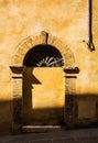 Door in San Quirico d`Orcia Royalty Free Stock Photo