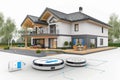Door sensors in store surveillance systems integrate video technology for advanced pet-safe controls, employing lens features for