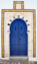 Door of Sidi Bou Said. La Gulett, Tunisia Royalty Free Stock Photo