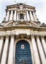 Door SS Vincenzo E Anastasio Church Rome Italy Royalty Free Stock Photo