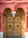 Door of State Historical Museum, Moscow, Russia Royalty Free Stock Photo