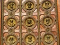 Door Statues Saint Stephens Cathedral Budapest Hungary Royalty Free Stock Photo