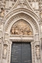 Door of the Steps - Puerta de Pasos, Cathedral, Seville Royalty Free Stock Photo
