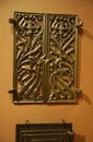 A door for a stove from Finland in the Art Nouveau style at the exhibition of the Petersburg Art Nouveau