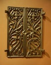 A door for a stove from Finland in the Art Nouveau style at the exhibition of the Petersburg Art Nouveau