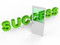 Door Success Indicates Victors 1St And Doorways Royalty Free Stock Photo