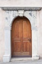 Door in Switzerland Royalty Free Stock Photo