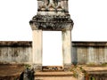 Door temple buddha isolated. Royalty Free Stock Photo