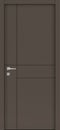 Door texture, terra brown color for modern interior 3D render.