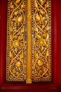 door in thai temple, digital photo picture as a background Royalty Free Stock Photo