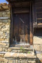 The door to the barn in the Balkan village Royalty Free Stock Photo