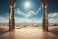 Door to Business Success, Stunning Landscape View