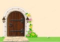 Door to a fairy tale Royalty Free Stock Photo