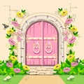 Door to a fairy tale Royalty Free Stock Photo