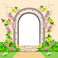 Door to a fairy tale Royalty Free Stock Photo