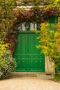 Door to Monet's house in Giverny, France