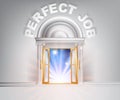 Door to the Perfect Job Royalty Free Stock Photo