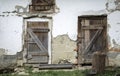 Door to the pigsty Royalty Free Stock Photo