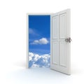 Door to the sky Royalty Free Stock Photo