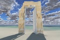 Door to soul(3D rendering)