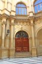 Door in Venetian Loggia, Housing City Hall in Heraklion, Crete, Greece