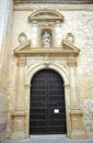 Door of the Virgin of the Rosary in the Church of Saint Peter Martyr in Lucena, province of Cordoba, Spain