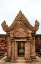 Door way in ancient asian temple Royalty Free Stock Photo