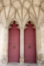 Door of Winchester Cathedral Church Royalty Free Stock Photo