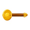 Doorknob vector icon.Cartoon vector icon isolated on white background doorknob.