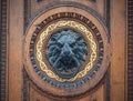 Doorknocker with head of lion