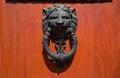Doorknocker with head of lion
