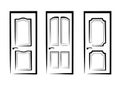 Doors collection Royalty Free Stock Photo