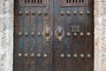 Doors of a colonial building in Cartagena, Colombia