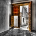 Doors in Cordova Spain Royalty Free Stock Photo