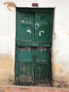 Doors are eye caching. Colorful charming. Royalty Free Stock Photo