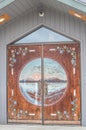 Doors of Ojibwe Museum and Cultural Center