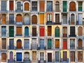 Doors in Sicily, Italy Royalty Free Stock Photo
