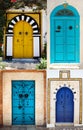 Doors of Sidi Bou Said. La Gulett, Tunisia Royalty Free Stock Photo