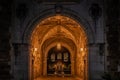 Doors and stained glass - law school quadrangle - Ann Arbor - Michigan