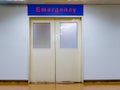 Doors to emergency room at hospital Royalty Free Stock Photo