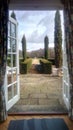 Doors to garden