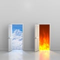 Doors to heaven and hell