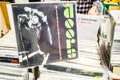 The Doors vinyl album on display for sale, Vinyl, LP, Album, Rock, American rock band, collection of Vinyls