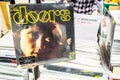 The Doors vinyl album on display for sale, Vinyl, LP, Album, Rock, American rock band, collection of Vinyls