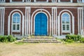 Doors and windows. Details of exterior of christian orthodox church