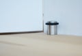 A doorstop also door stopper, door stop is an object or device used to hold a door open or closed, or to prevent a door from Royalty Free Stock Photo