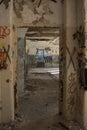 Doorway in Abandoned Building Royalty Free Stock Photo