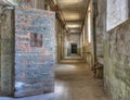 Doorway into an abandoned prison